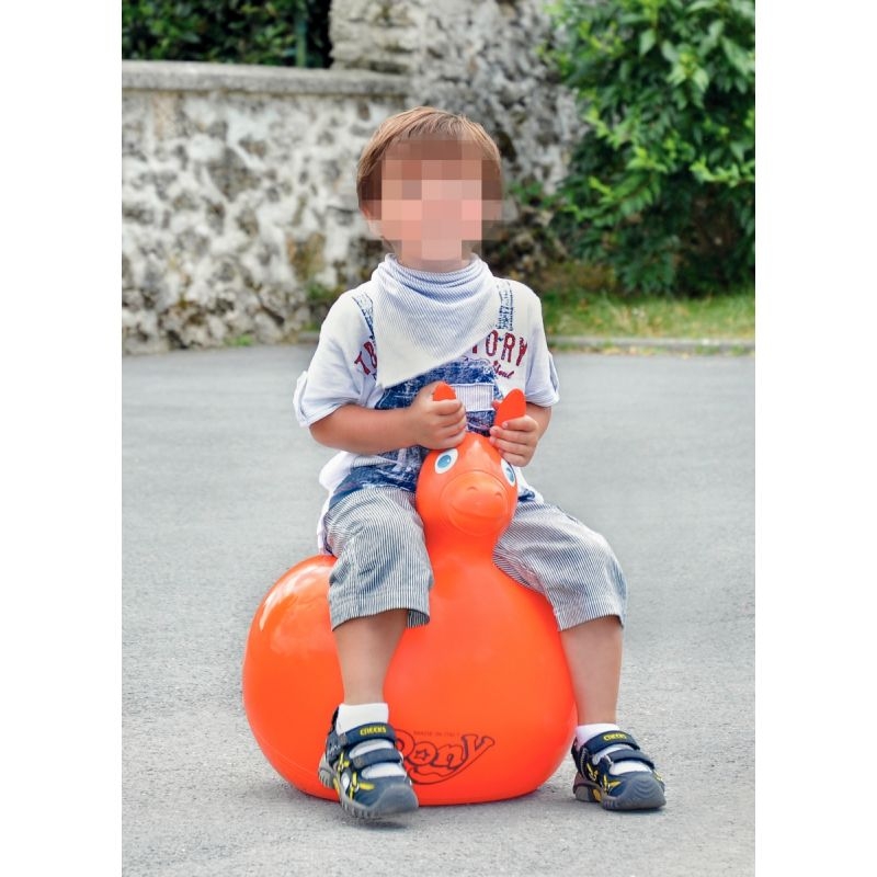 Ballon sauteur gonflable avec poignée - Mon petit poney, Fr