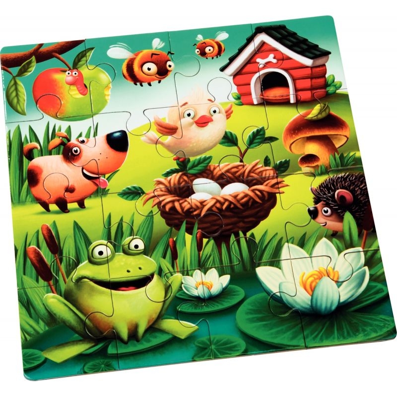 Boite De 3 Puzzles Progressifs Mes Animaux Préférés Milbulles 2439