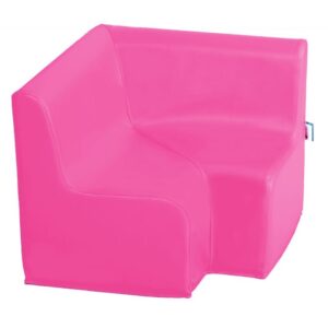 Chauffeuse angle 90° PVC fuchsia