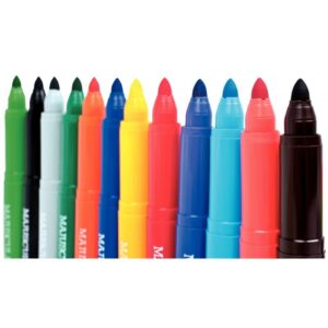 Classpack de 144 maxi feutres pointe large couleurs assorties