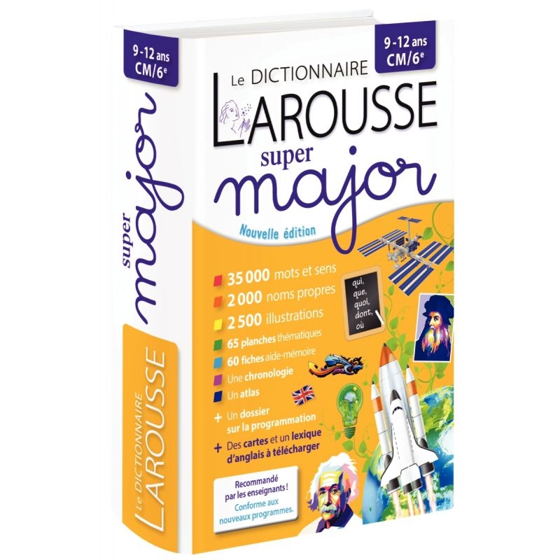 Dictionnaire super major, CM1 à la 6ème