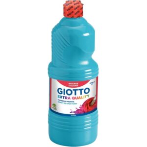 Flacon de 1L de gouache liquide GIOTTO cyan