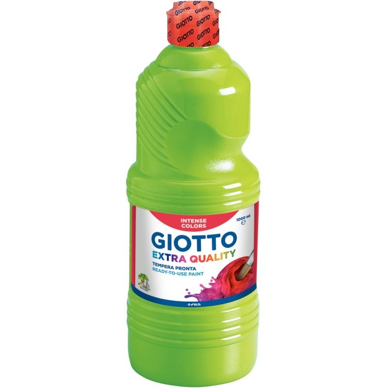 Flacon de 1L de gouache liquide GIOTTO vert printemps