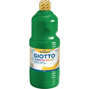 Flacon de 1L de gouache liquide lavable GIOTTO, vert foncé