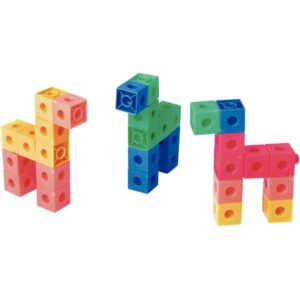 Jeu de construction cubes colorés 100 pièces