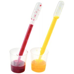 Lot de 10 pipettes compte goutte 3ml graduées