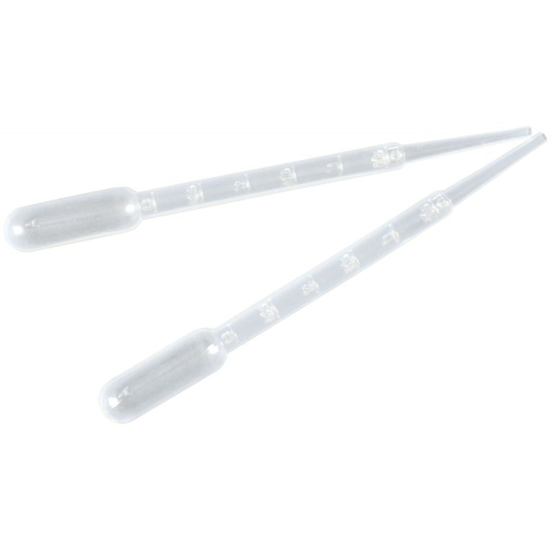 Lot de 10 pipettes compte goutte 3ml graduées