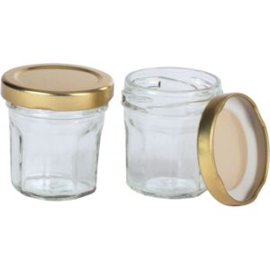 Lot de 12 mini pots de confiture en verre