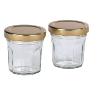 Lot de 12 mini pots de confiture en verre