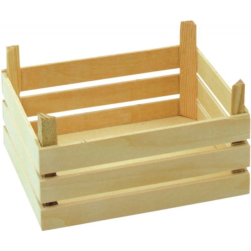 Lot de 3 cagettes vides en bois