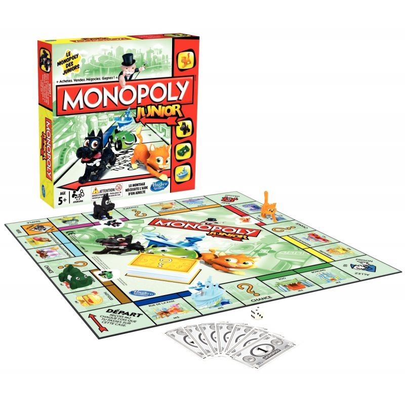 Monopoly junior, jeux de societe