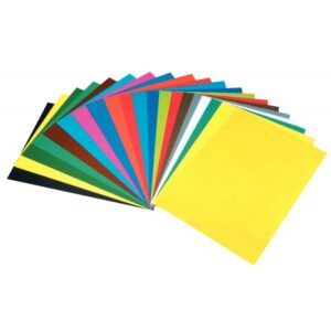 Paquet 25 feuilles CARTA 210g 50×70 cm couleurs assorties