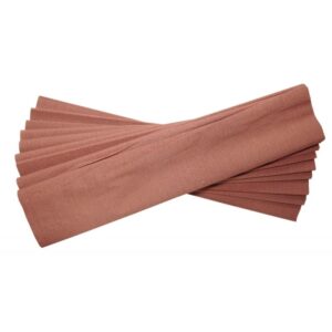 Paquet de 10 feuilles crépon supérieur 250×50  chocolat