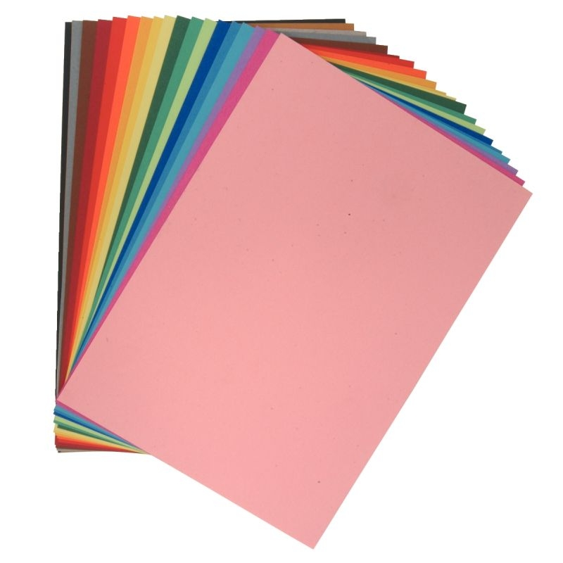 Paquet de 10 feuilles papier dessin couleur format 50×65 cm 160 g parme