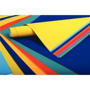 Paquet de 250 feuilles affiche couleurs éclatantes 85g format 60x80cm couleurs assorties