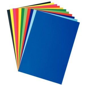 Paquet de 250 feuilles affiche couleurs éclatantes 85g format 60x80cm couleurs assorties