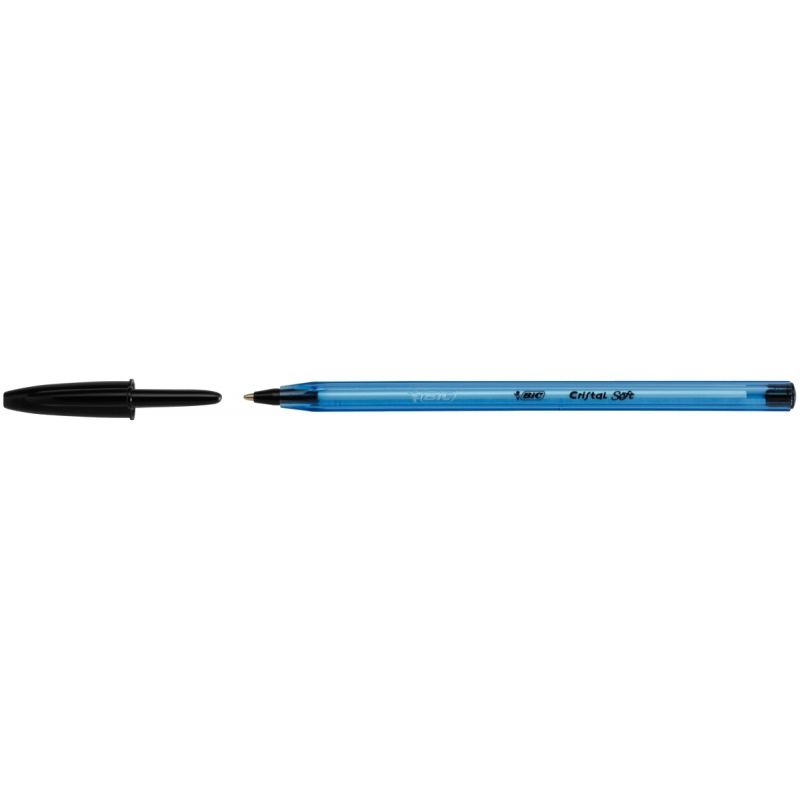 Stylo Bille Bic Cristal Soft Noir Milbulles