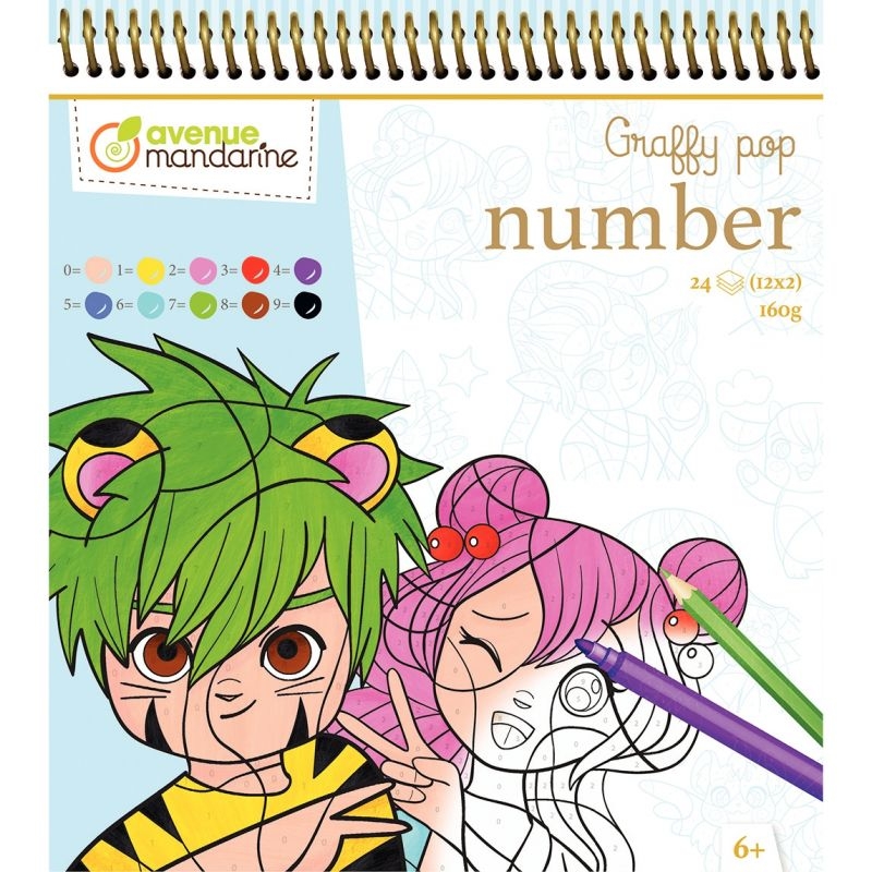 Carnet de mangas a colorier