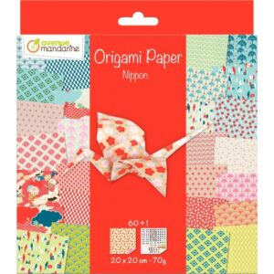 Pochette de 60 feuilles origami 20 x 20cm nippon