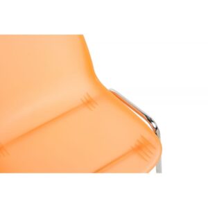 Chaise Charlotte givrée orange