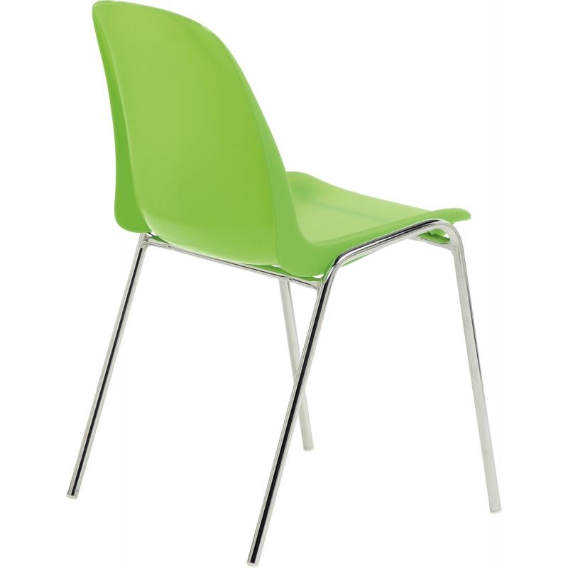 Chaise Charlotte givrée vert