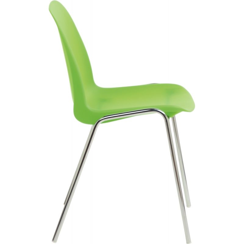 Chaise Charlotte givrée vert